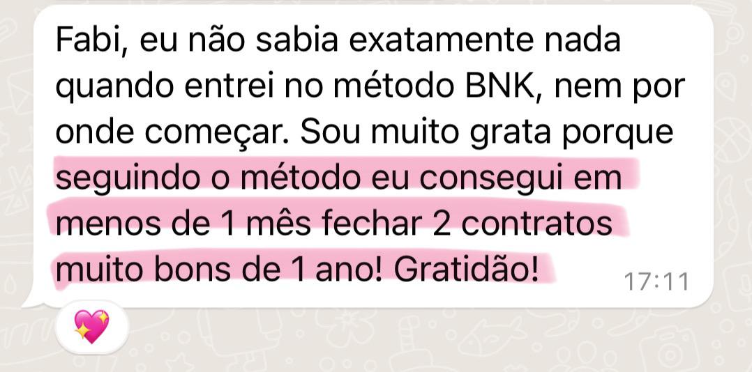 Aluna fechou 2 contratos de 1 ano em menos de 1 mês
